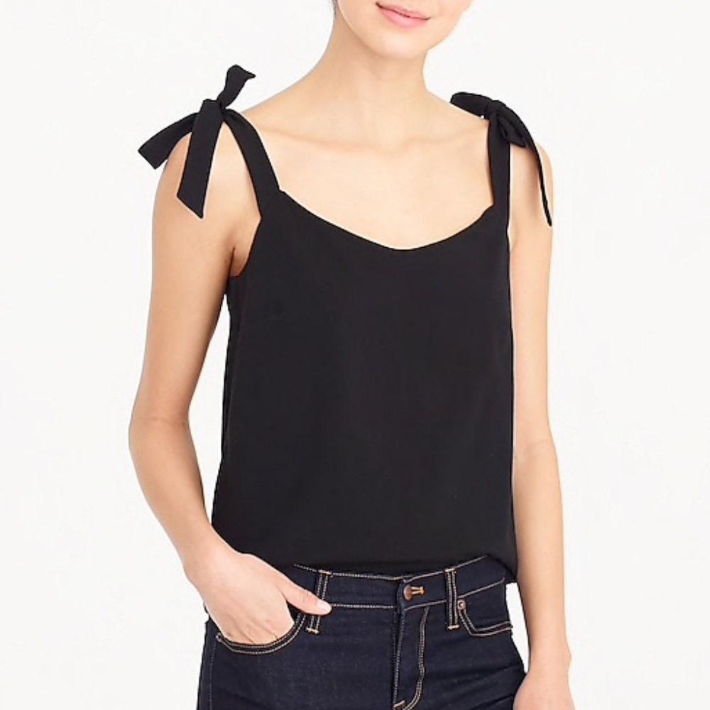 NWT Tie-Shoulder Tank Top